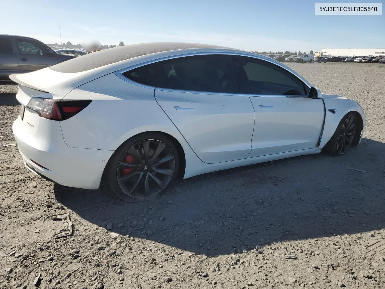 2020 Tesla Model 3 VIN: 5YJ3E1EC5LF805540 Lot: 73208744