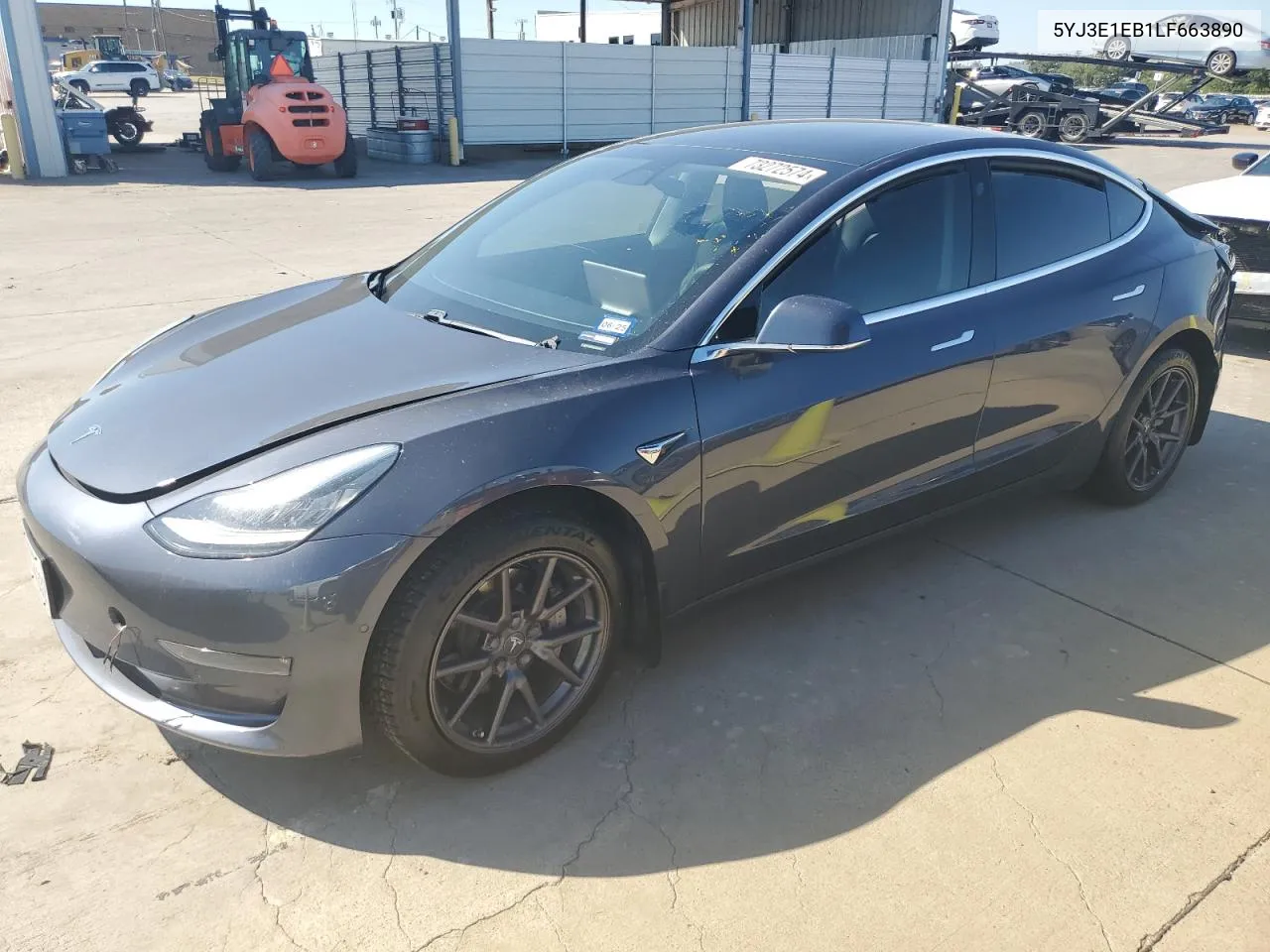 5YJ3E1EB1LF663890 2020 Tesla Model 3