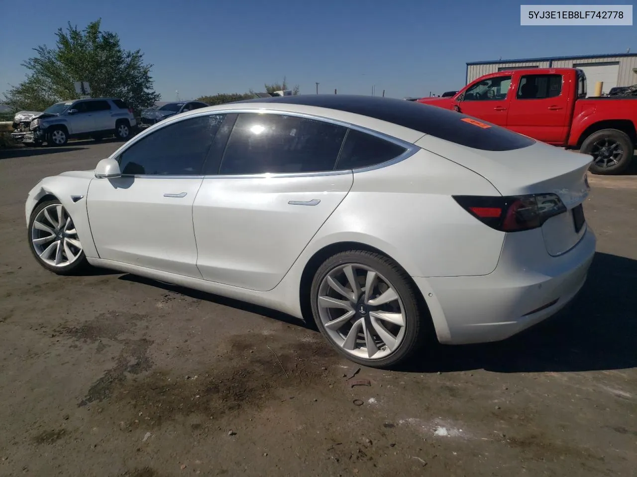 2020 Tesla Model 3 VIN: 5YJ3E1EB8LF742778 Lot: 73319644