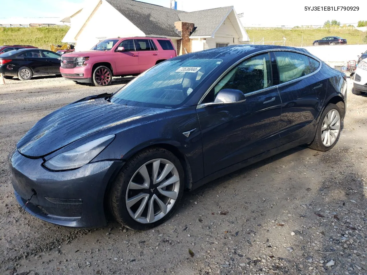 2020 Tesla Model 3 VIN: 5YJ3E1EB1LF790929 Lot: 73536044