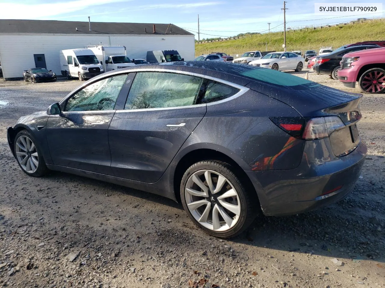 2020 Tesla Model 3 VIN: 5YJ3E1EB1LF790929 Lot: 73536044