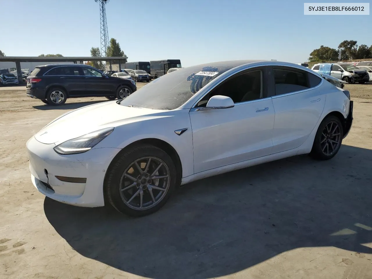 5YJ3E1EB8LF666012 2020 Tesla Model 3