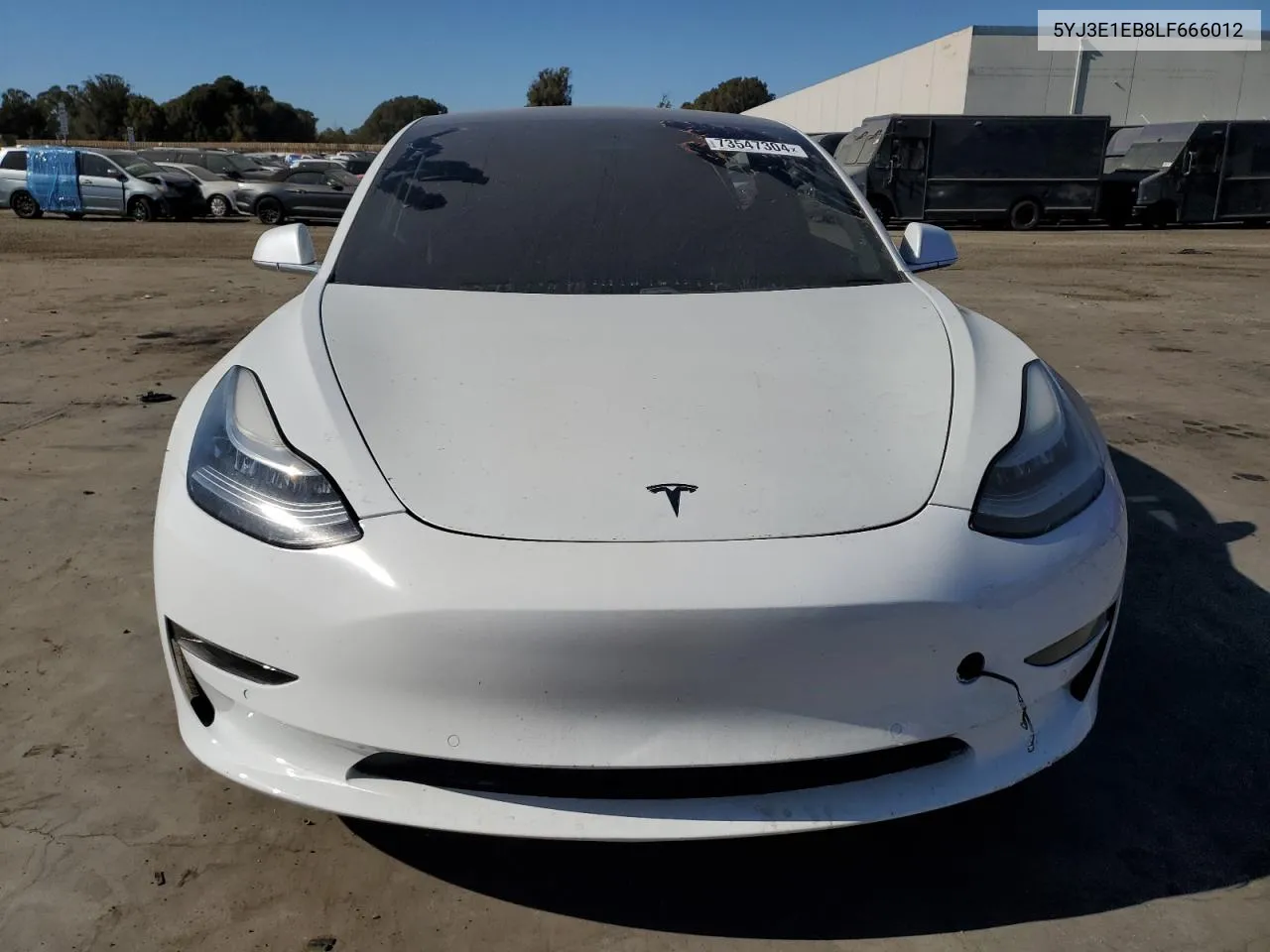 5YJ3E1EB8LF666012 2020 Tesla Model 3