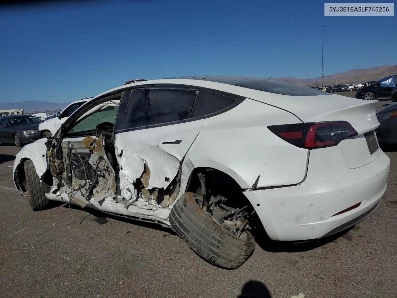 2020 Tesla Model 3 VIN: 5YJ3E1EA5LF745256 Lot: 73672054