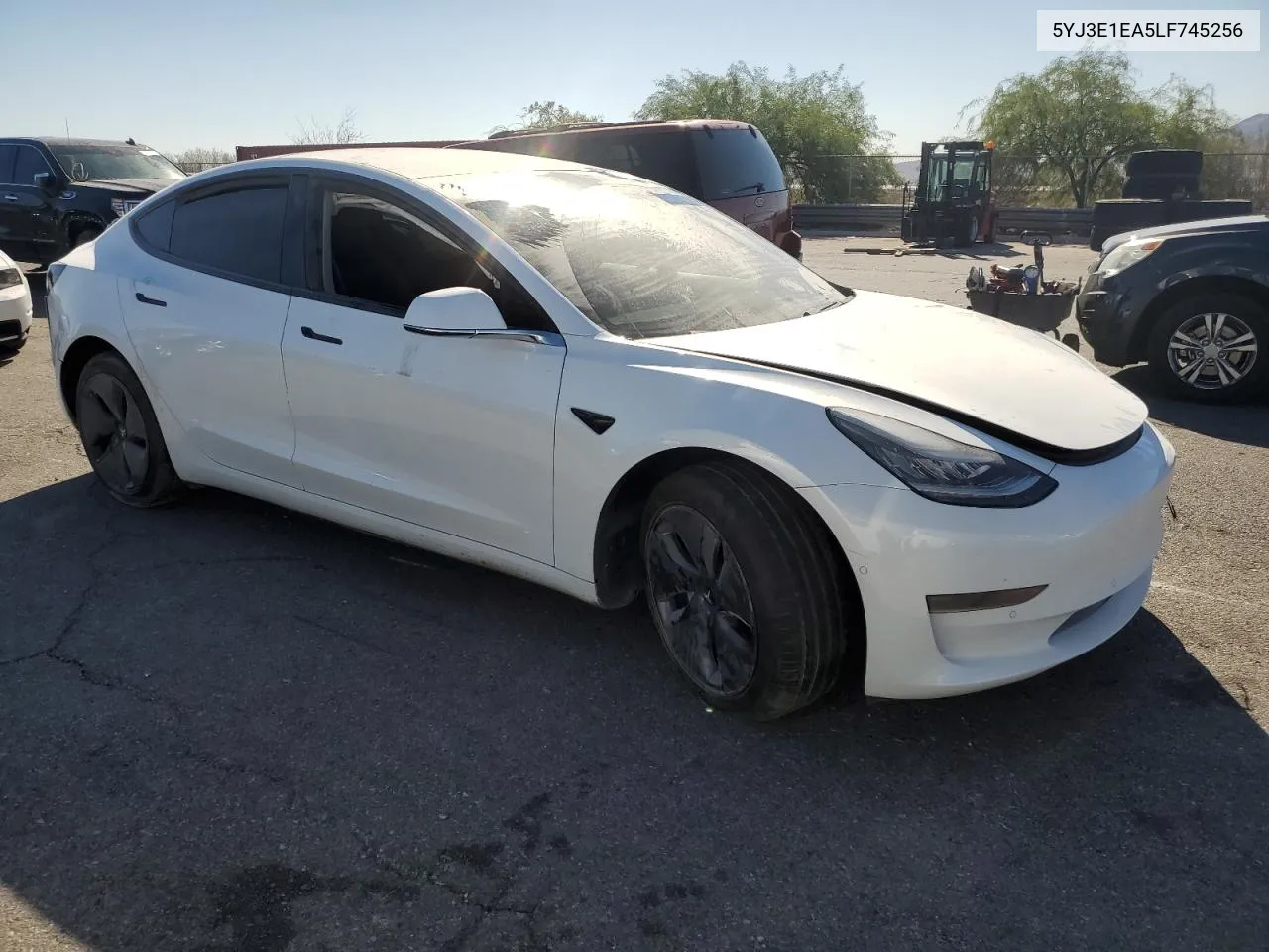 2020 Tesla Model 3 VIN: 5YJ3E1EA5LF745256 Lot: 73672054