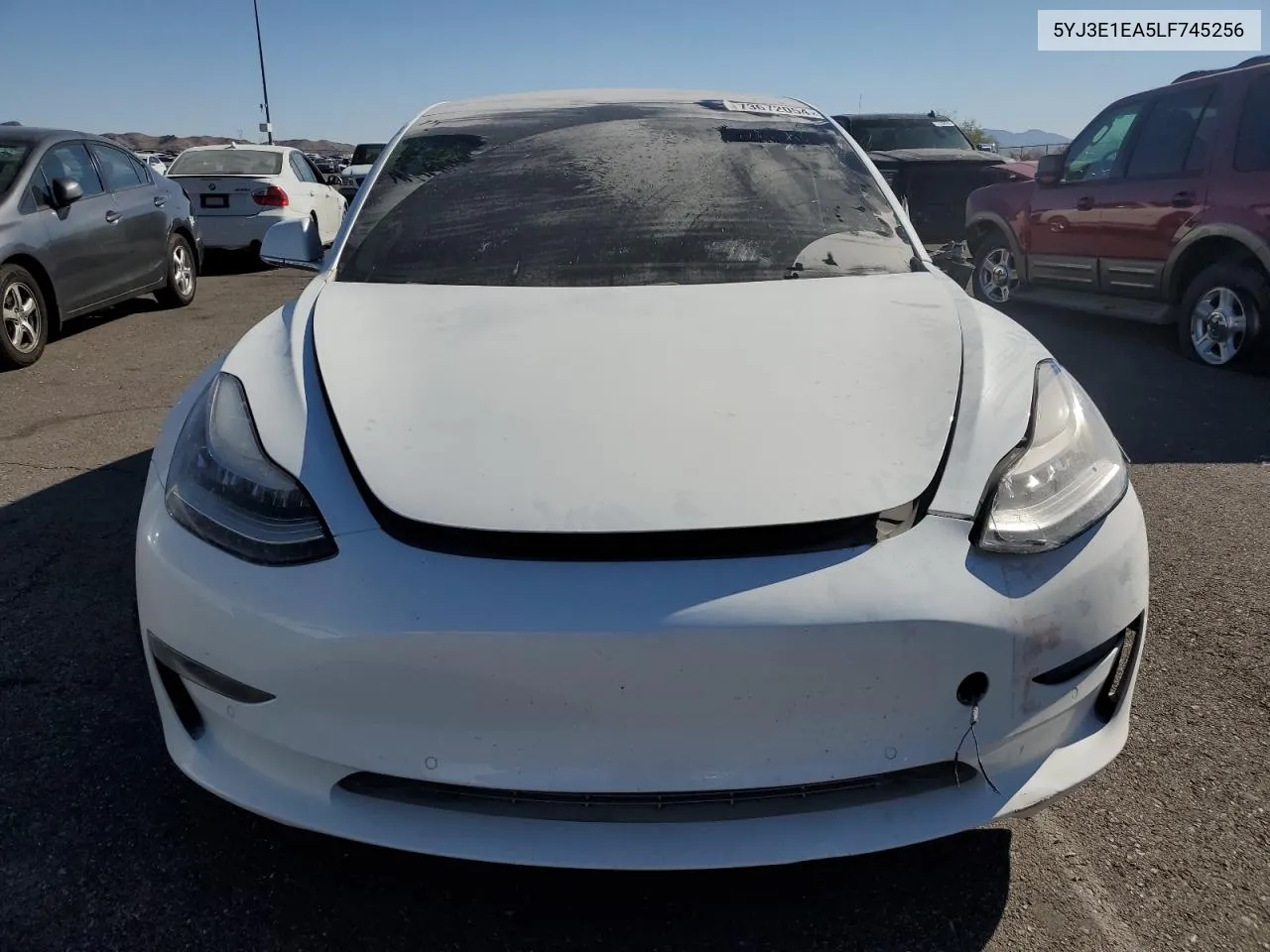 2020 Tesla Model 3 VIN: 5YJ3E1EA5LF745256 Lot: 73672054