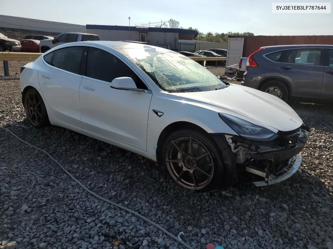 2020 Tesla Model 3 VIN: 5YJ3E1EB3LF787644 Lot: 73743834