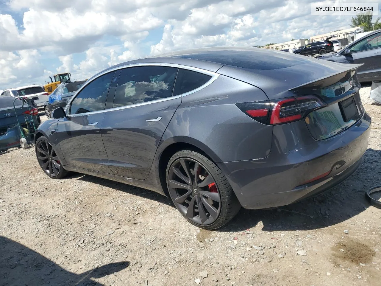 2020 Tesla Model 3 VIN: 5YJ3E1EC7LF646844 Lot: 73945704