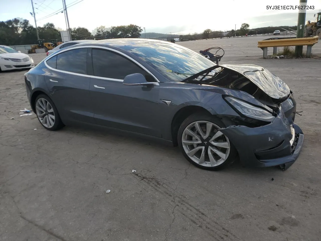 2020 Tesla Model 3 VIN: 5YJ3E1EC7LF627243 Lot: 73978114