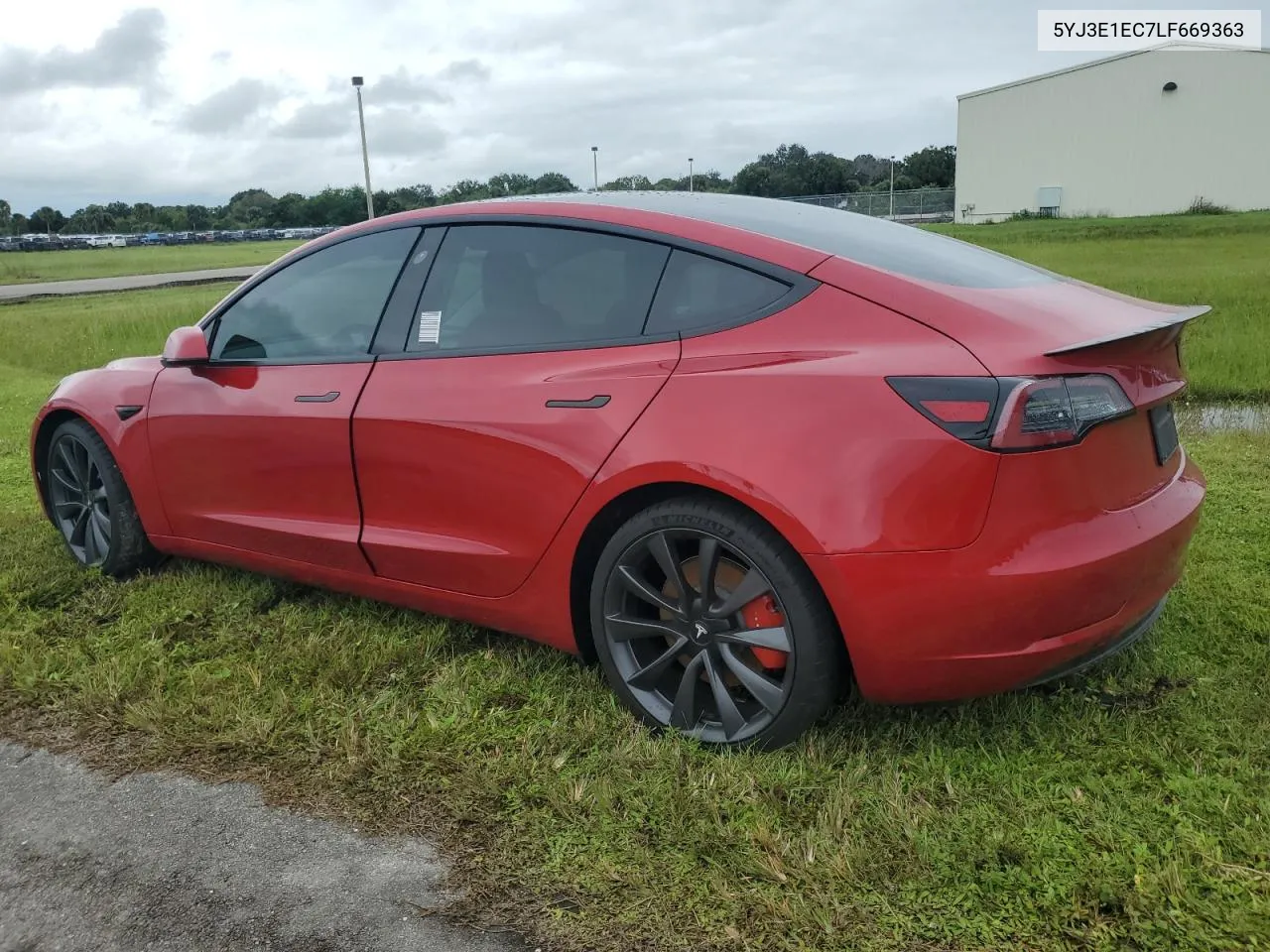 2020 Tesla Model 3 VIN: 5YJ3E1EC7LF669363 Lot: 74174834