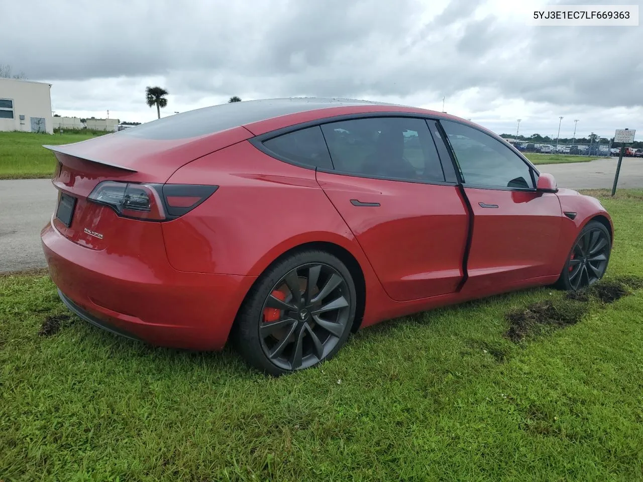 2020 Tesla Model 3 VIN: 5YJ3E1EC7LF669363 Lot: 74174834