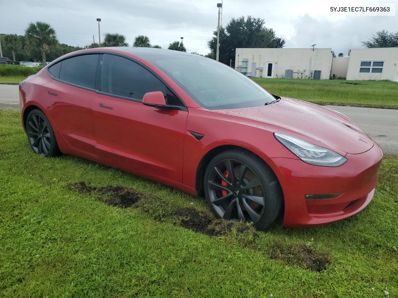 2020 Tesla Model 3 VIN: 5YJ3E1EC7LF669363 Lot: 74174834