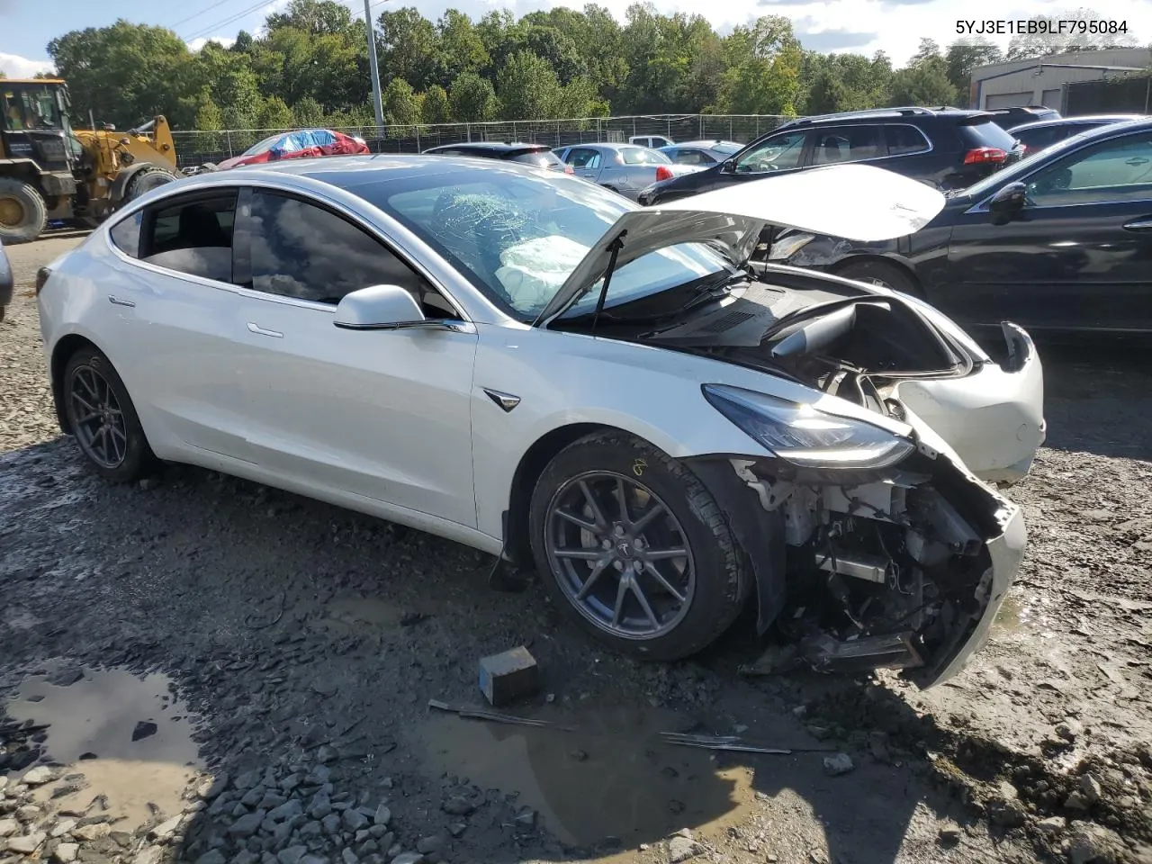 2020 Tesla Model 3 VIN: 5YJ3E1EB9LF795084 Lot: 74257924