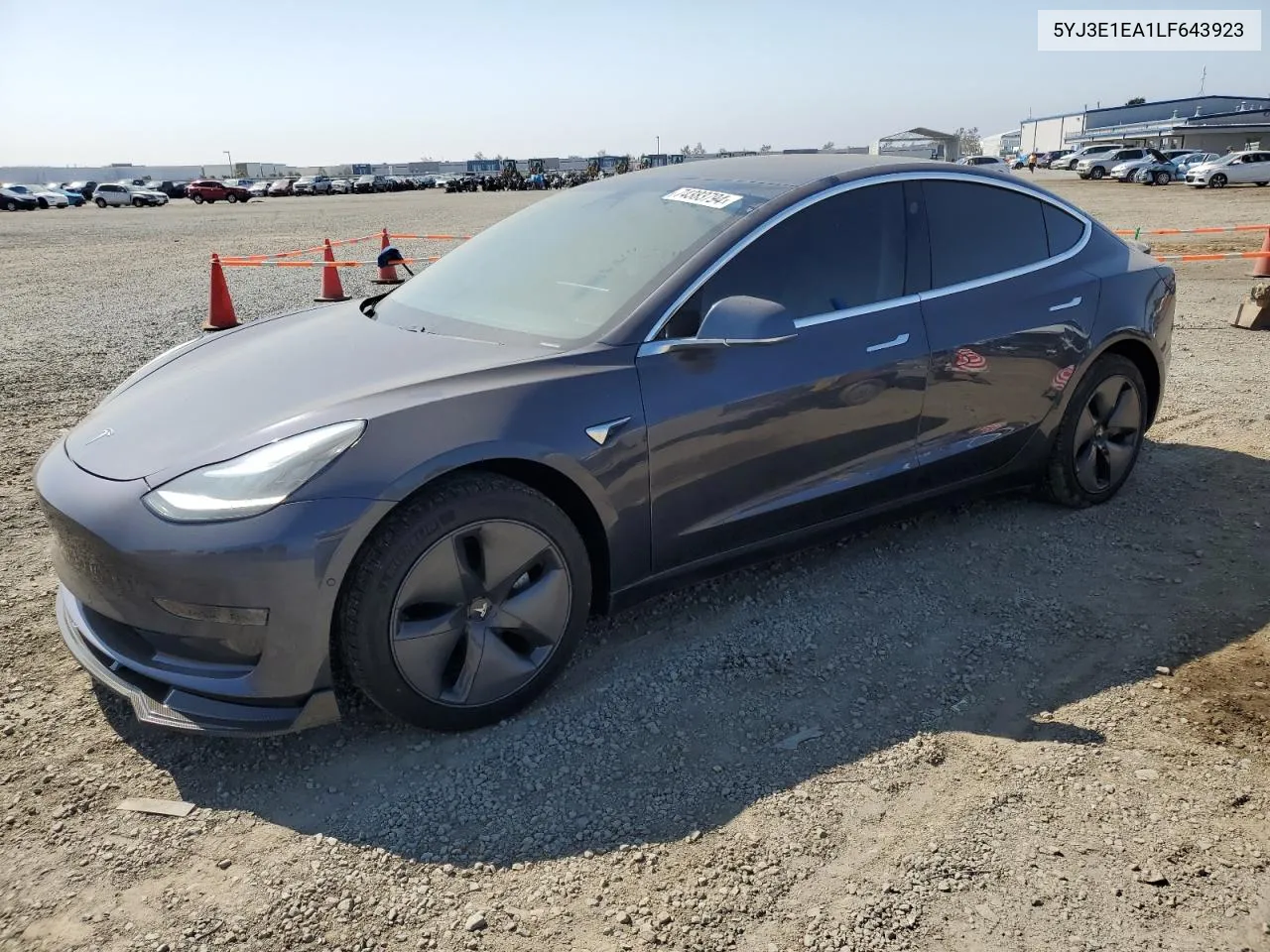 2020 Tesla Model 3 VIN: 5YJ3E1EA1LF643923 Lot: 74383794