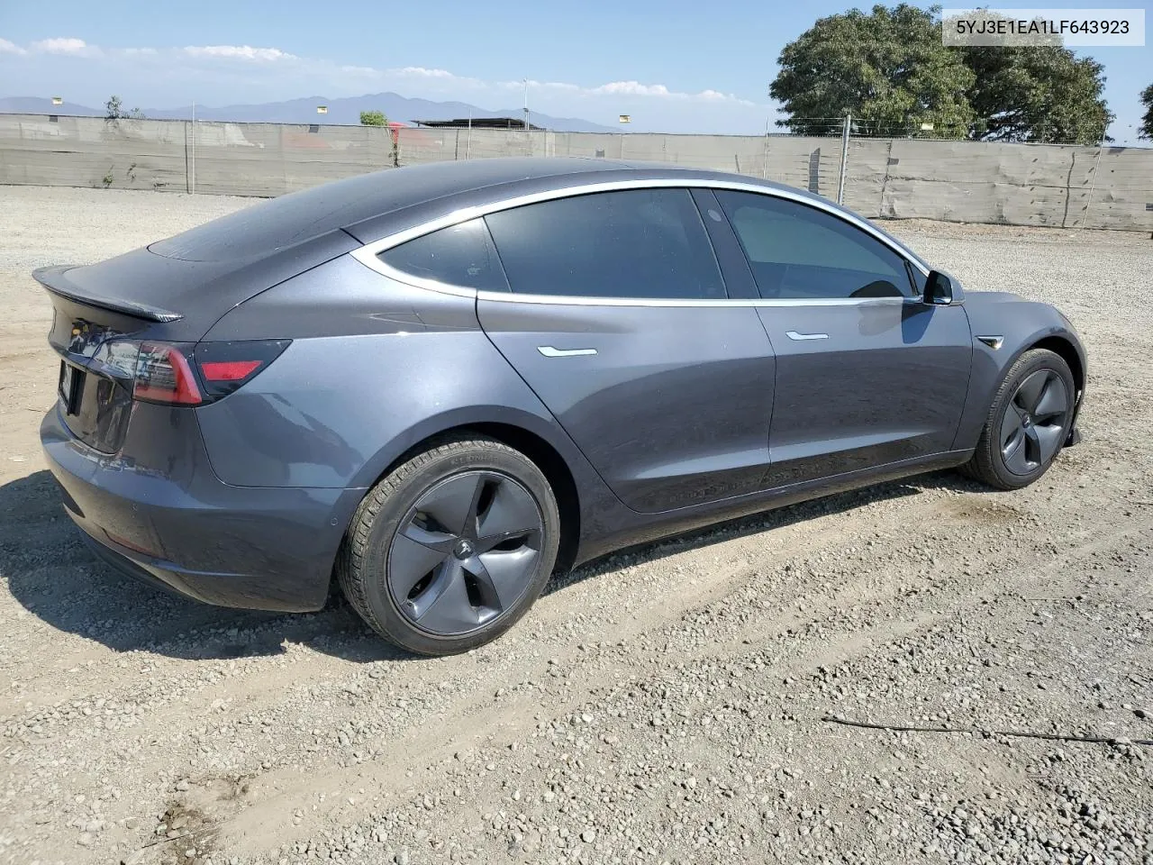 2020 Tesla Model 3 VIN: 5YJ3E1EA1LF643923 Lot: 74383794