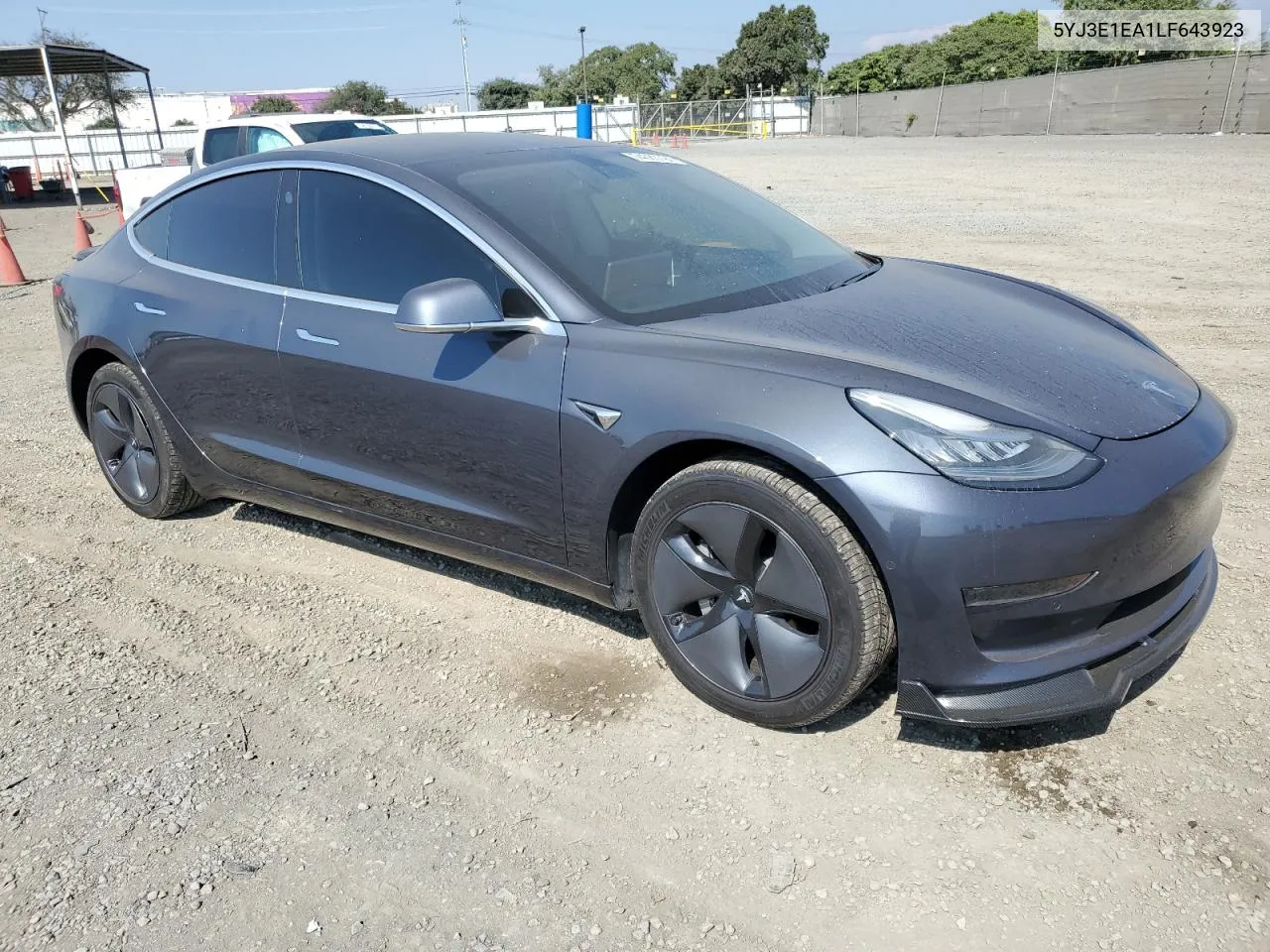 2020 Tesla Model 3 VIN: 5YJ3E1EA1LF643923 Lot: 74383794