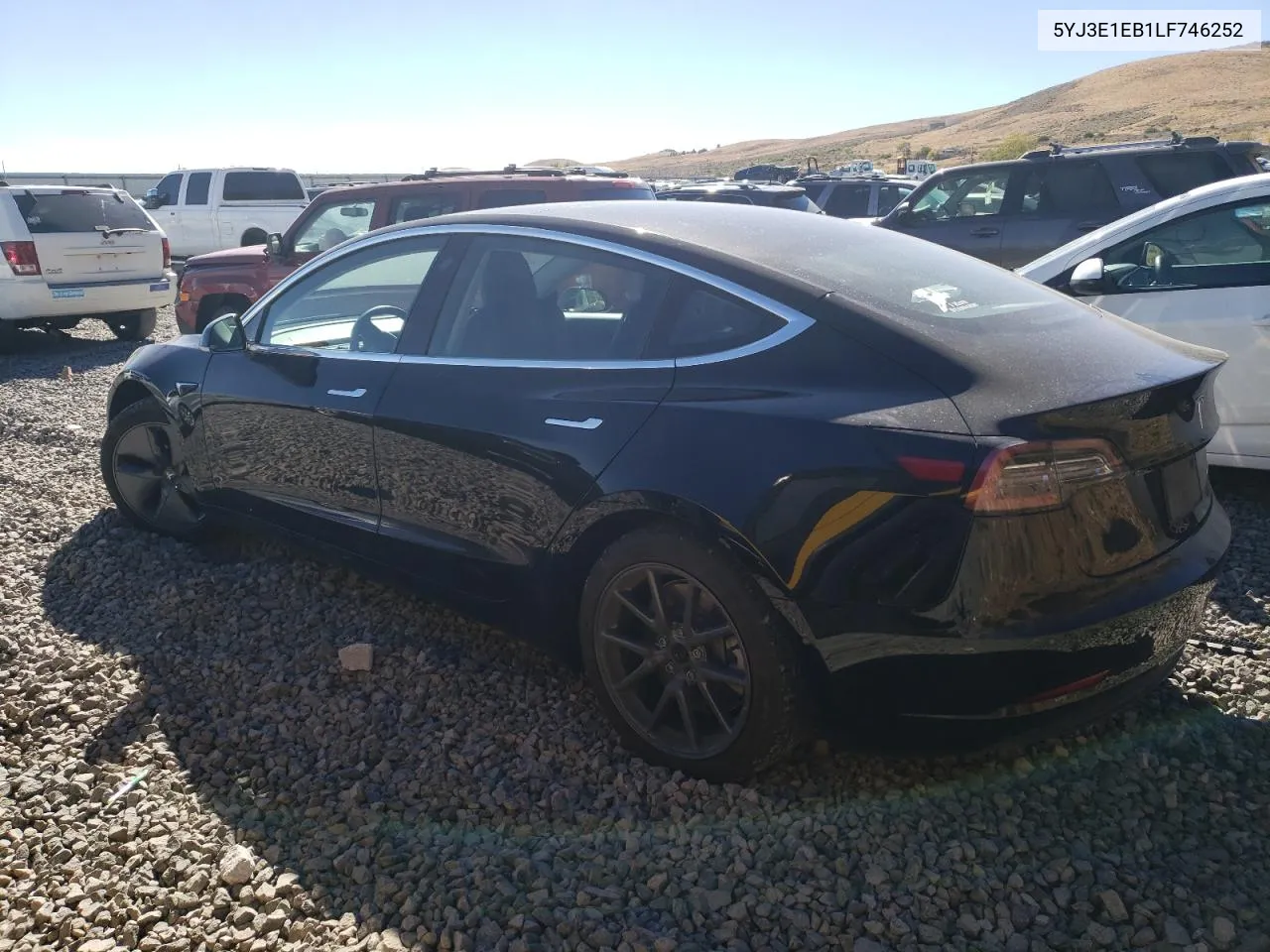 2020 Tesla Model 3 VIN: 5YJ3E1EB1LF746252 Lot: 74512324