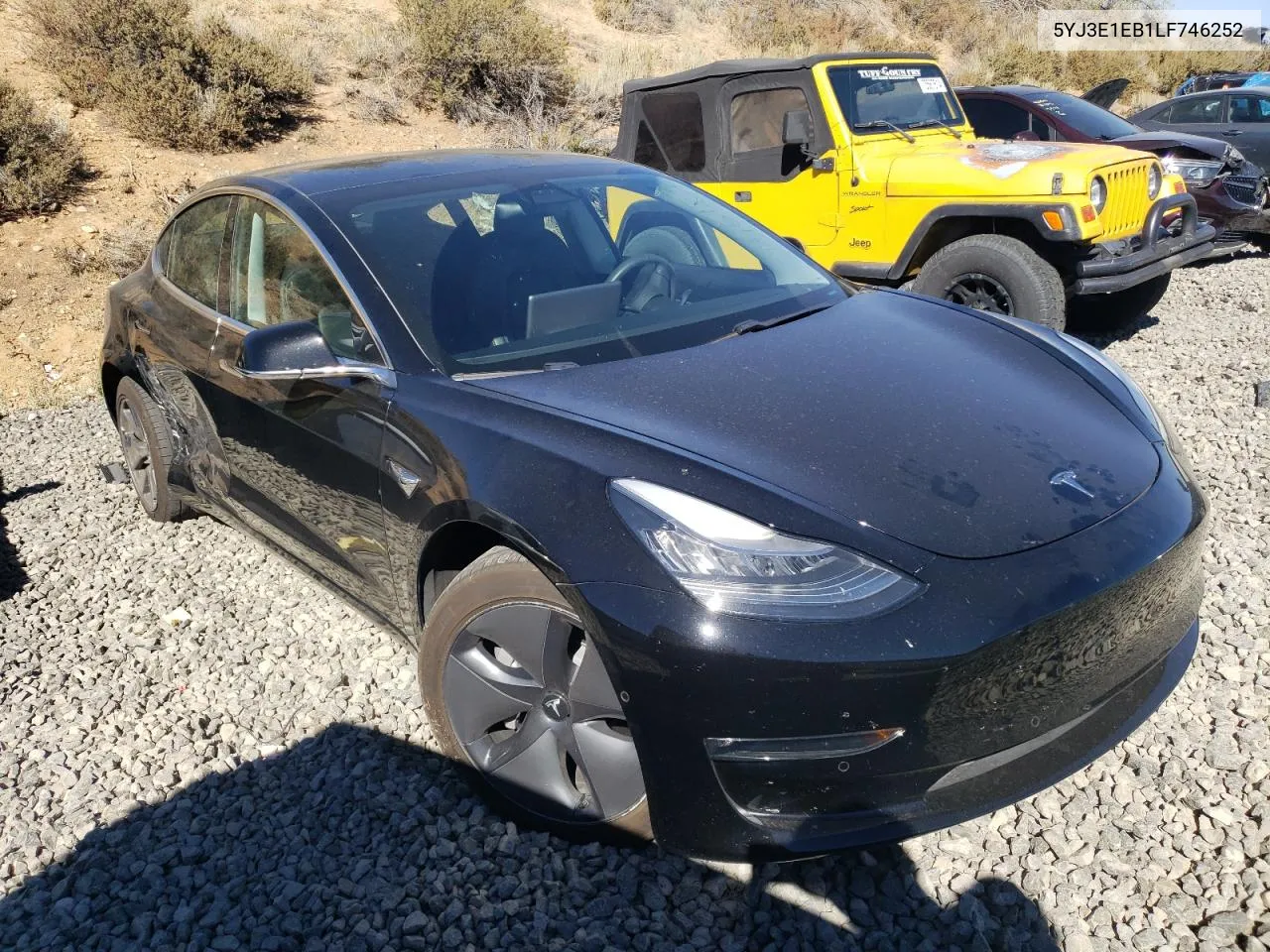 2020 Tesla Model 3 VIN: 5YJ3E1EB1LF746252 Lot: 74512324