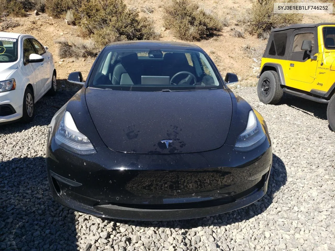 2020 Tesla Model 3 VIN: 5YJ3E1EB1LF746252 Lot: 74512324