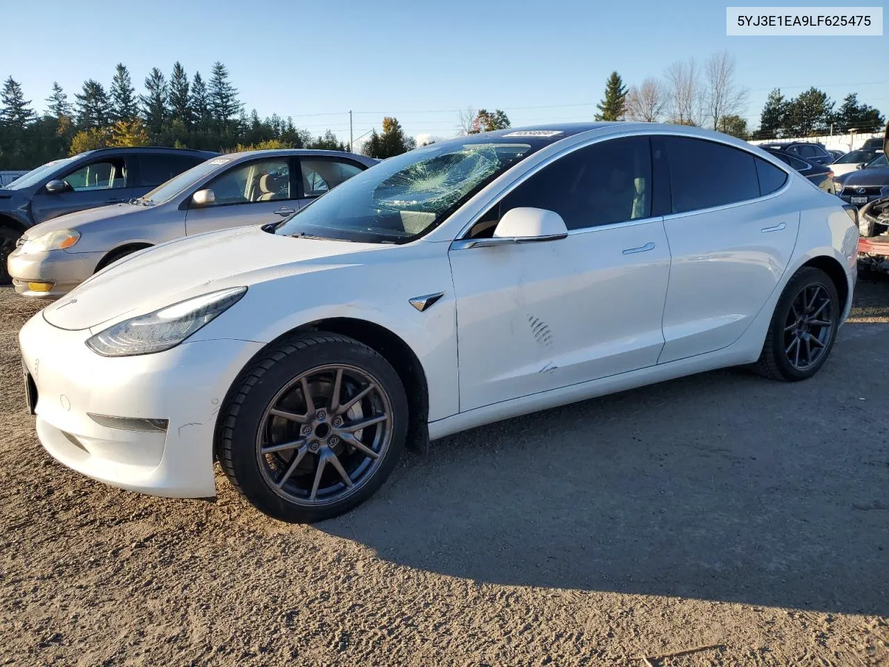 2020 Tesla Model 3 VIN: 5YJ3E1EA9LF625475 Lot: 74554804