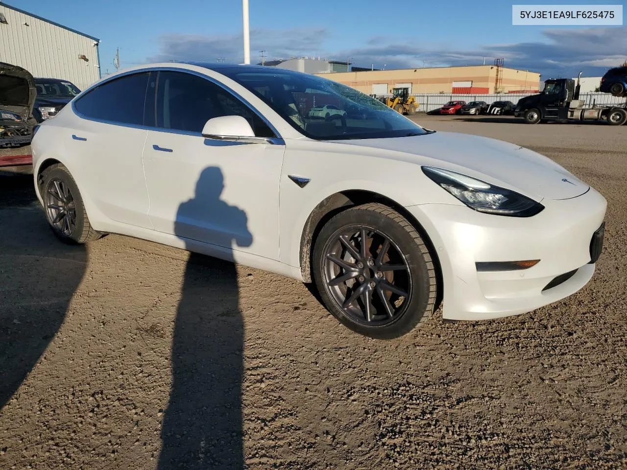 2020 Tesla Model 3 VIN: 5YJ3E1EA9LF625475 Lot: 74554804