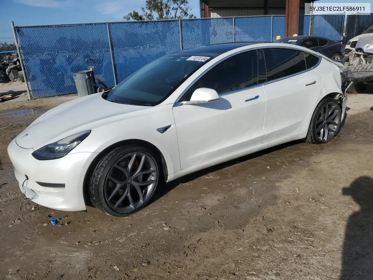 5YJ3E1EC2LF586911 2020 Tesla Model 3