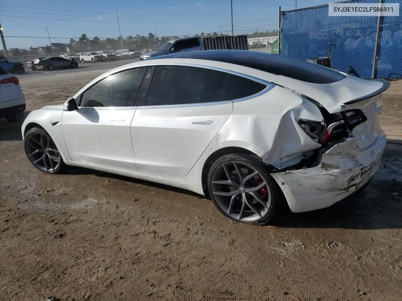 2020 Tesla Model 3 VIN: 5YJ3E1EC2LF586911 Lot: 74574184