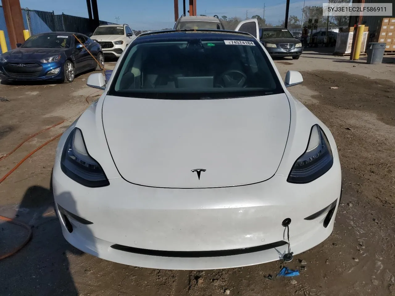 5YJ3E1EC2LF586911 2020 Tesla Model 3