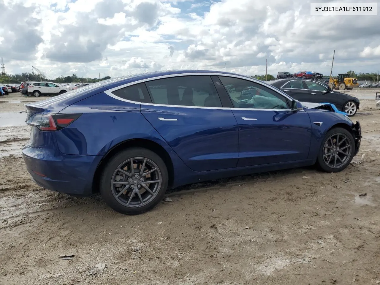 2020 Tesla Model 3 VIN: 5YJ3E1EA1LF611912 Lot: 74802604