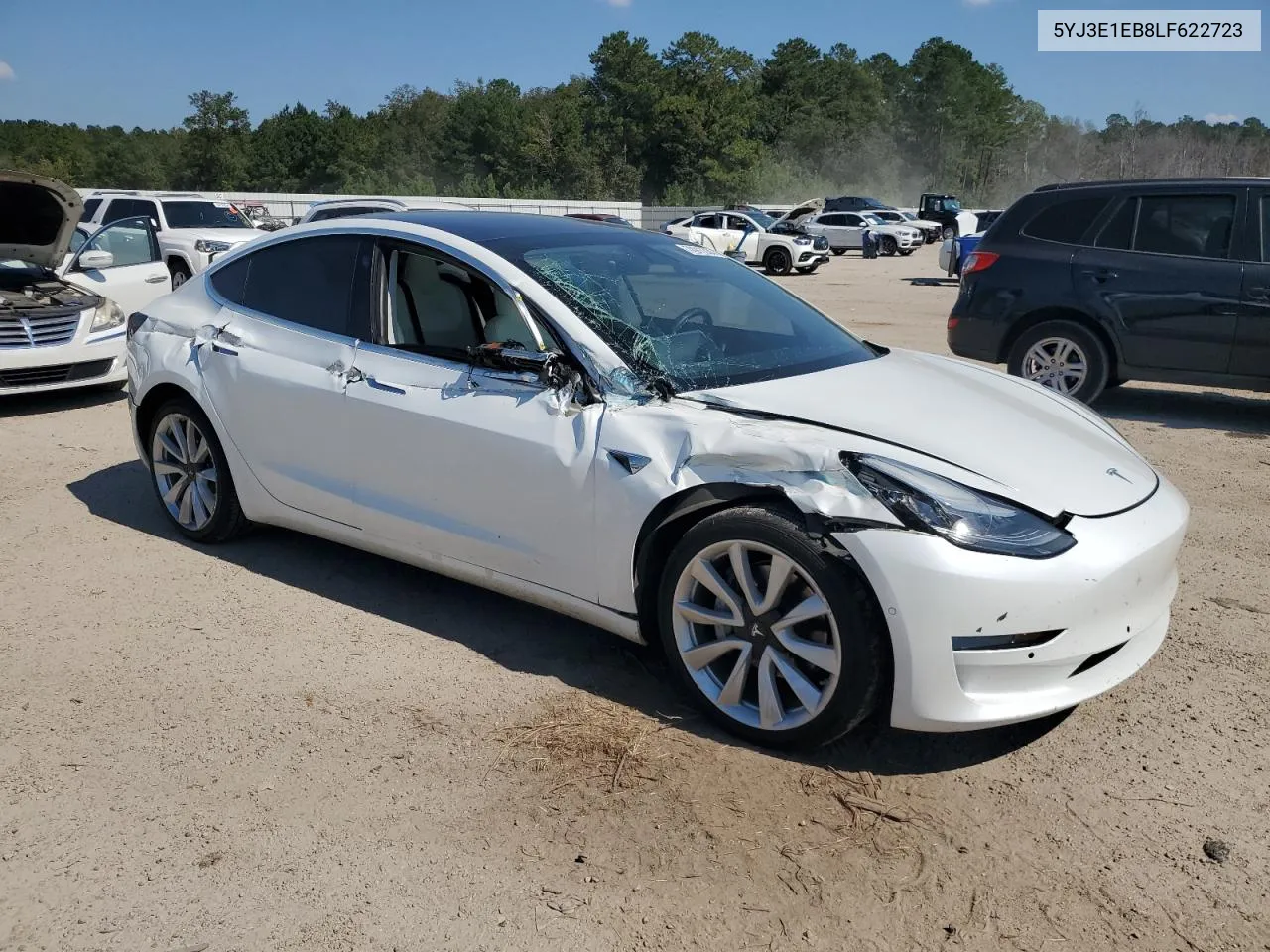 5YJ3E1EB8LF622723 2020 Tesla Model 3