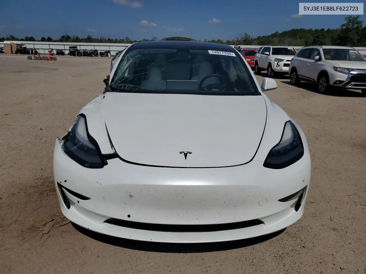 5YJ3E1EB8LF622723 2020 Tesla Model 3