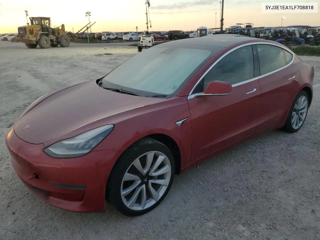 2020 Tesla Model 3 VIN: 5YJ3E1EA1LF708818 Lot: 75266824