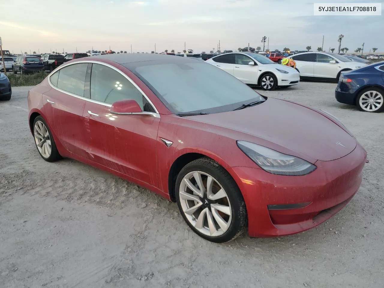 2020 Tesla Model 3 VIN: 5YJ3E1EA1LF708818 Lot: 75266824