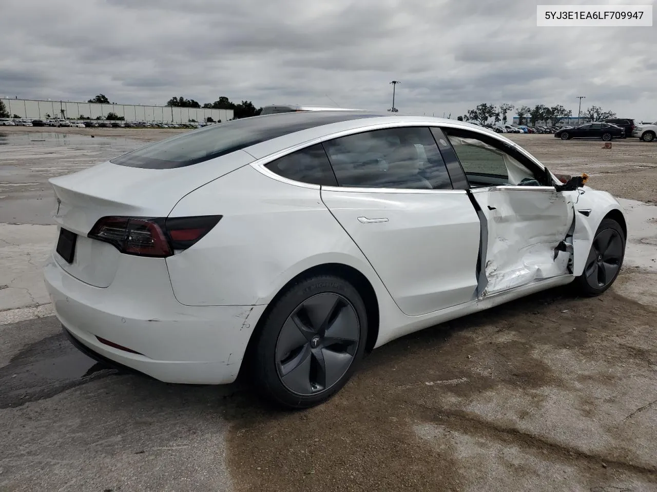 2020 Tesla Model 3 VIN: 5YJ3E1EA6LF709947 Lot: 75308034