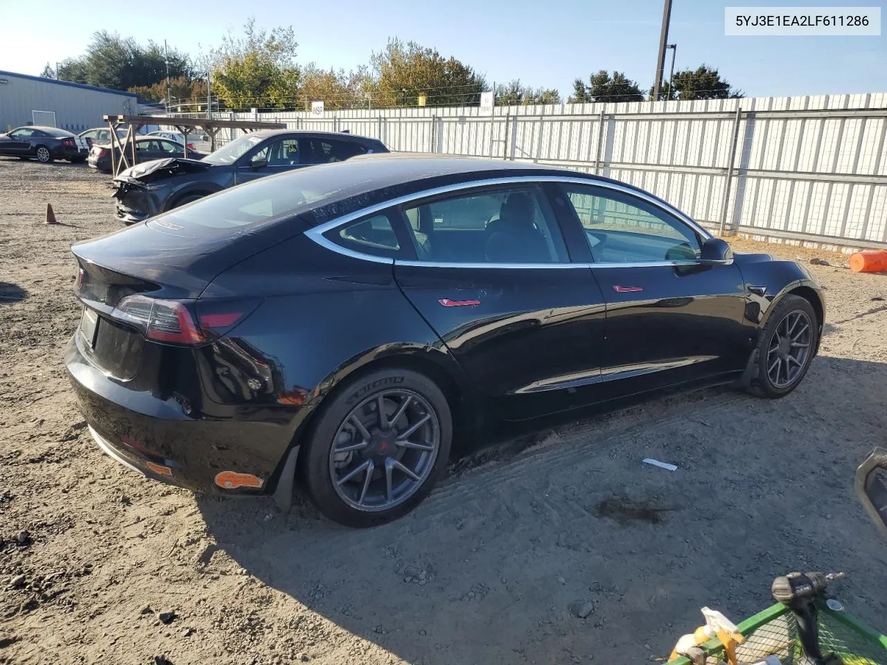 2020 Tesla Model 3 VIN: 5YJ3E1EA2LF611286 Lot: 75318914