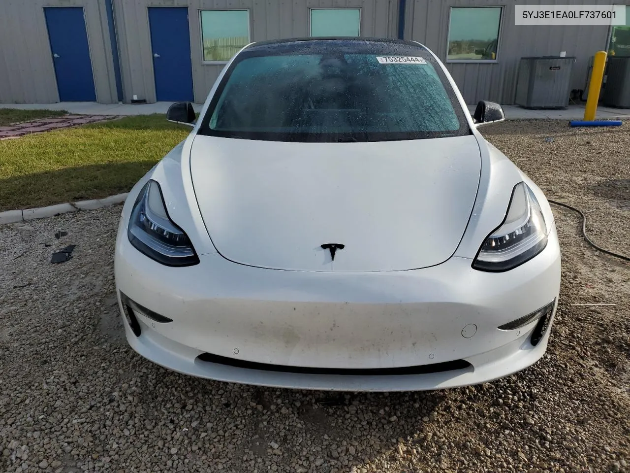 2020 Tesla Model 3 VIN: 5YJ3E1EA0LF737601 Lot: 75325444