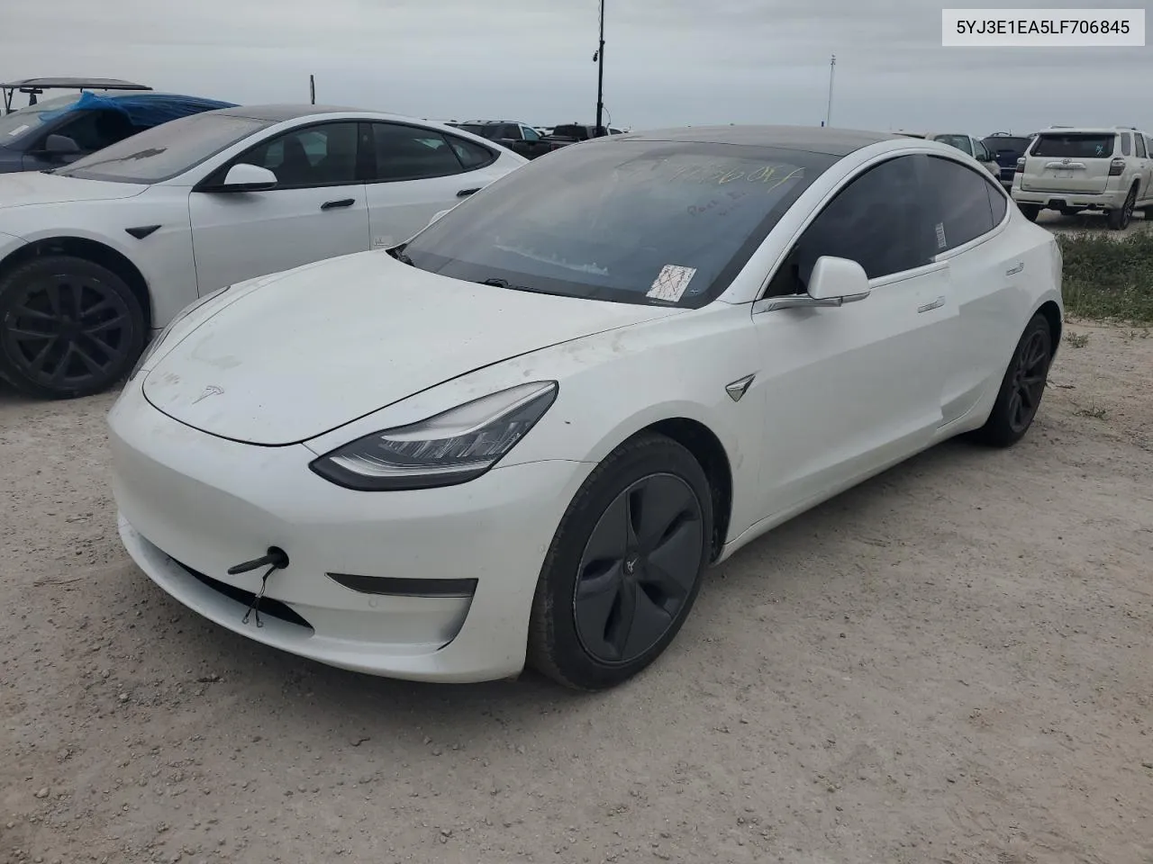 2020 Tesla Model 3 VIN: 5YJ3E1EA5LF706845 Lot: 75418604