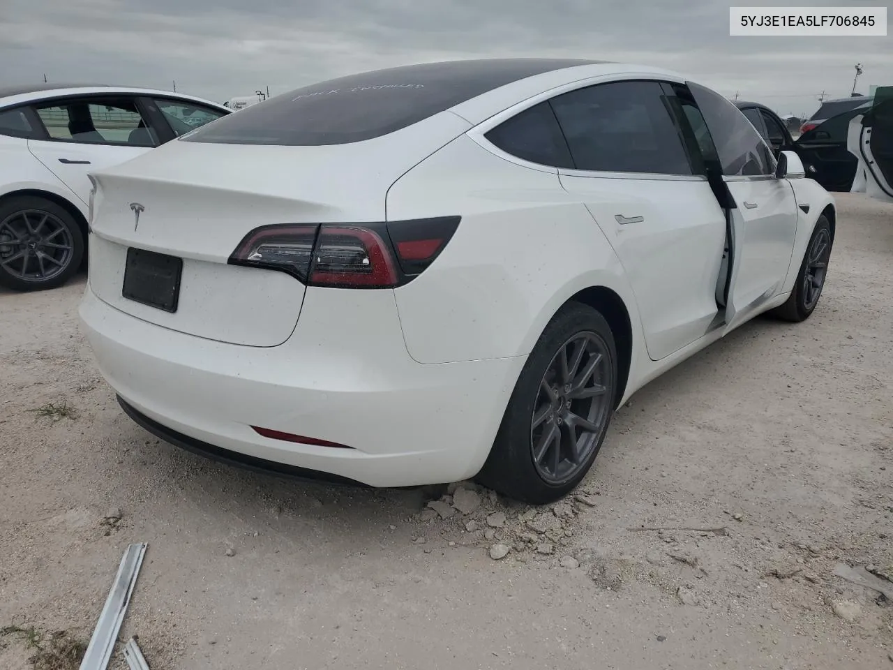 2020 Tesla Model 3 VIN: 5YJ3E1EA5LF706845 Lot: 75418604