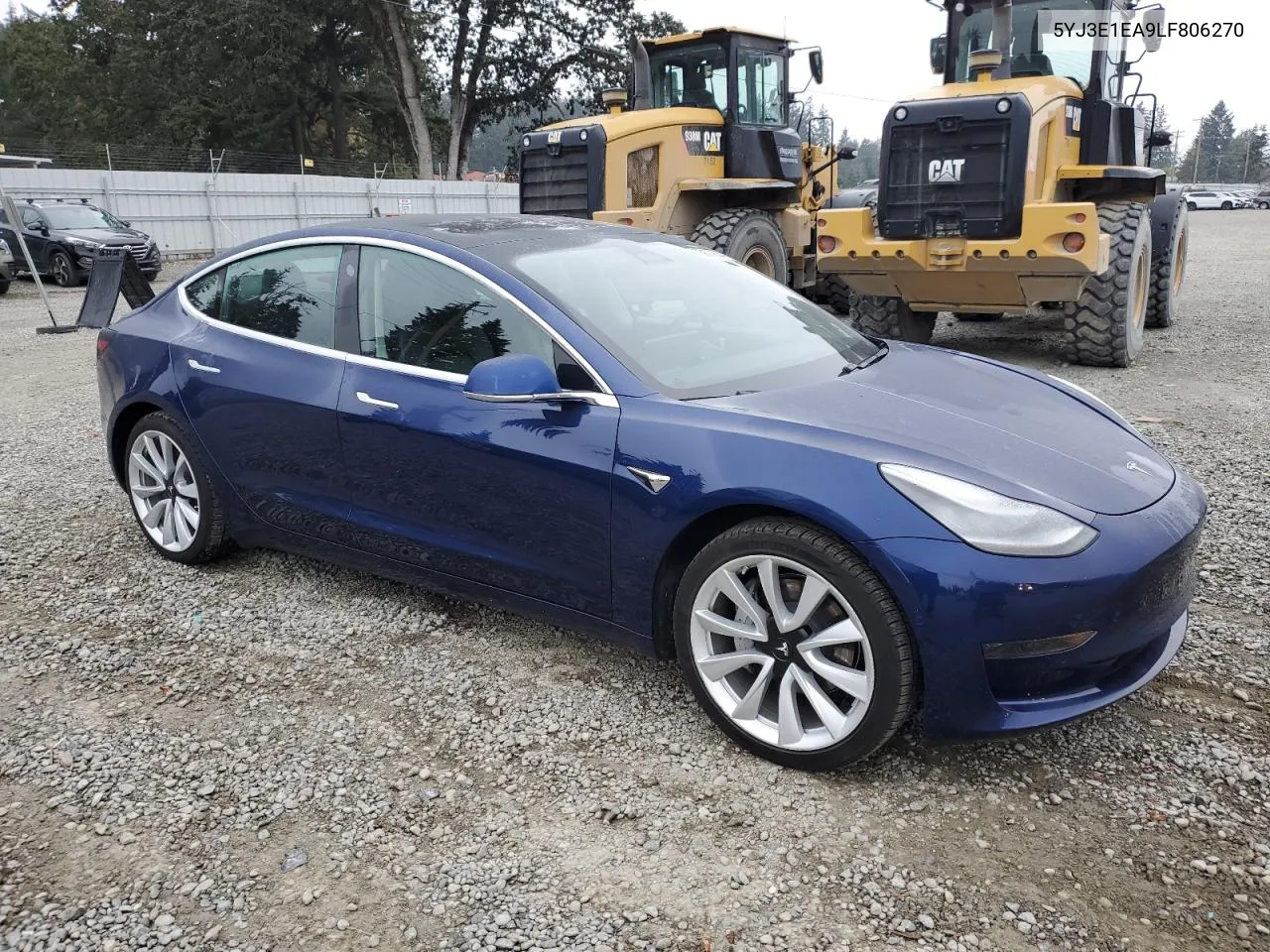 2020 Tesla Model 3 VIN: 5YJ3E1EA9LF806270 Lot: 75674604