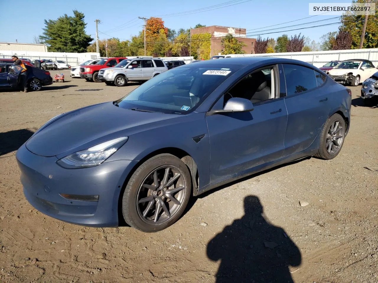 5YJ3E1EBXLF662897 2020 Tesla Model 3