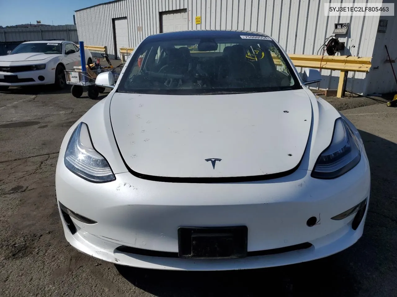 2020 Tesla Model 3 VIN: 5YJ3E1EC2LF805463 Lot: 75900554