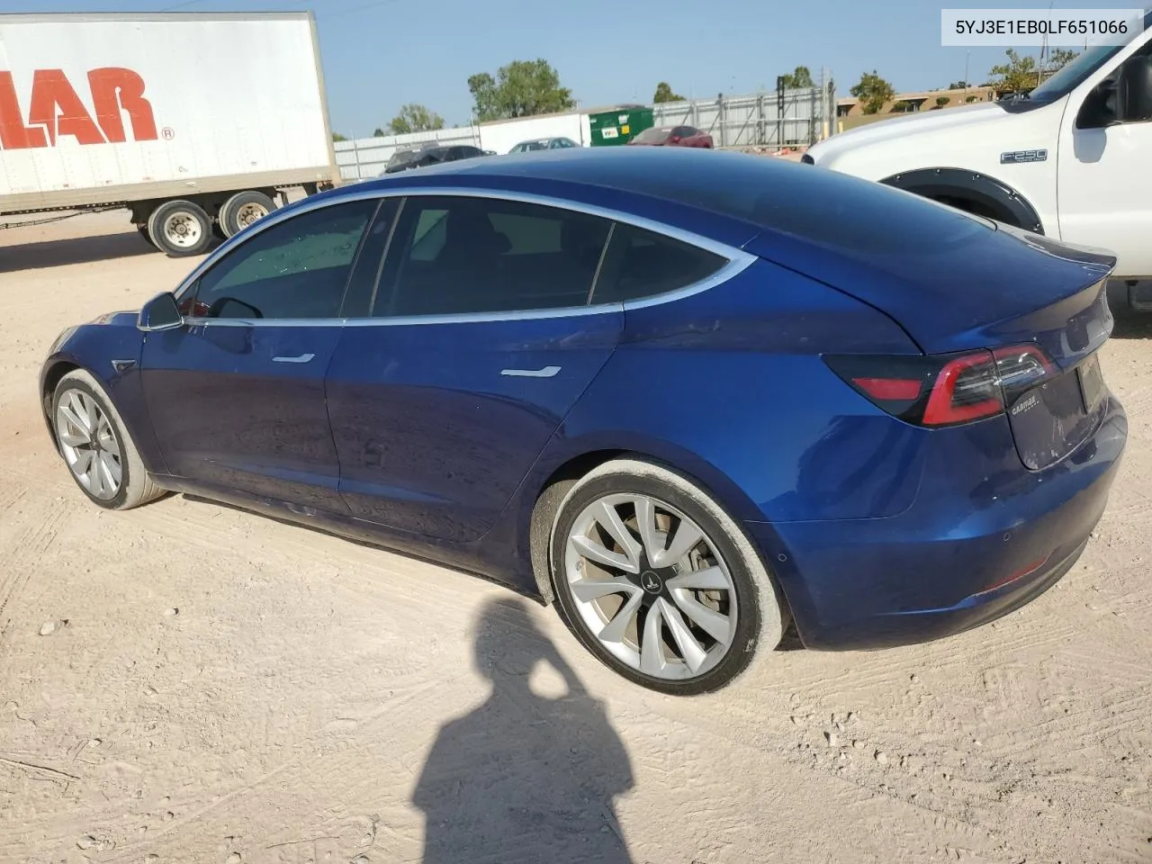 2020 Tesla Model 3 VIN: 5YJ3E1EB0LF651066 Lot: 76310874