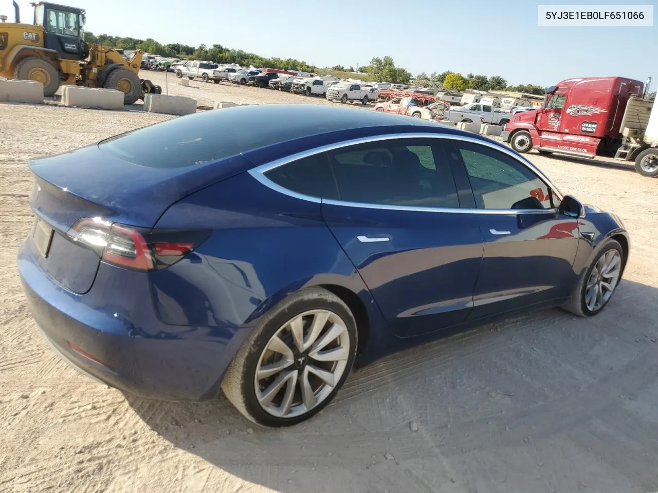 2020 Tesla Model 3 VIN: 5YJ3E1EB0LF651066 Lot: 76310874