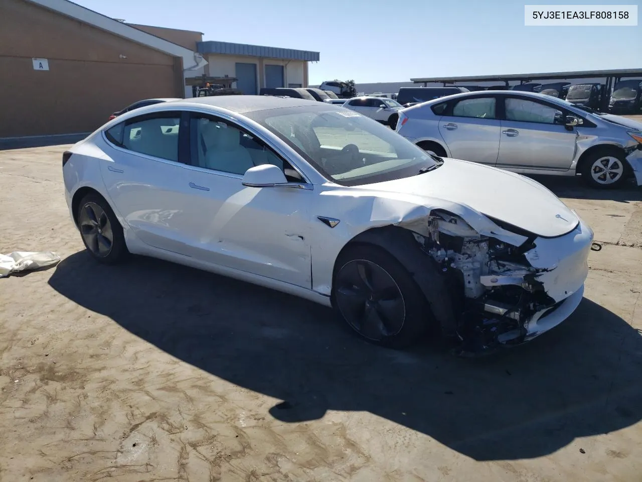 2020 Tesla Model 3 VIN: 5YJ3E1EA3LF808158 Lot: 76385314