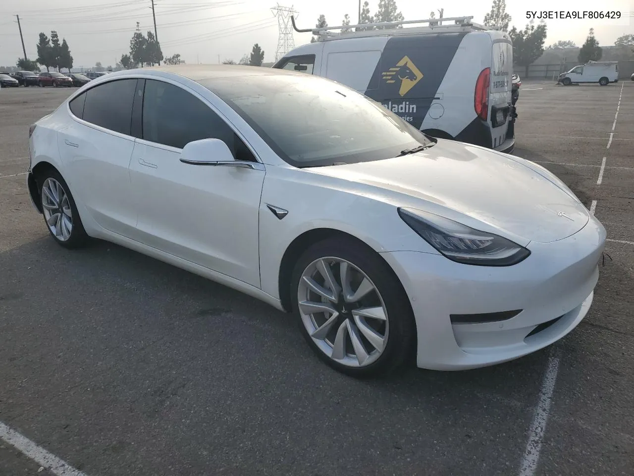 2020 Tesla Model 3 VIN: 5YJ3E1EA9LF806429 Lot: 76397654