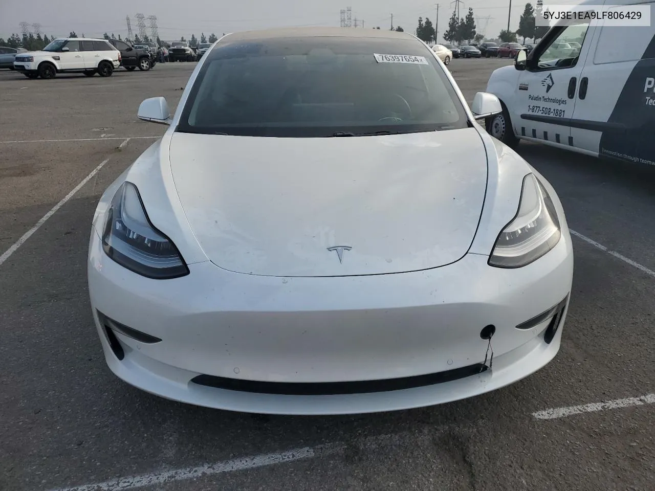 2020 Tesla Model 3 VIN: 5YJ3E1EA9LF806429 Lot: 76397654