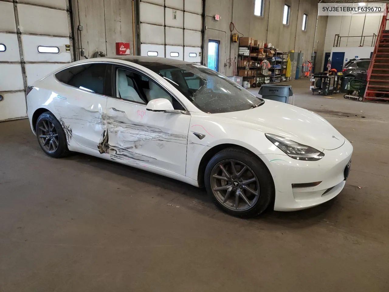 2020 Tesla Model 3 VIN: 5YJ3E1EBXLF639670 Lot: 76591884