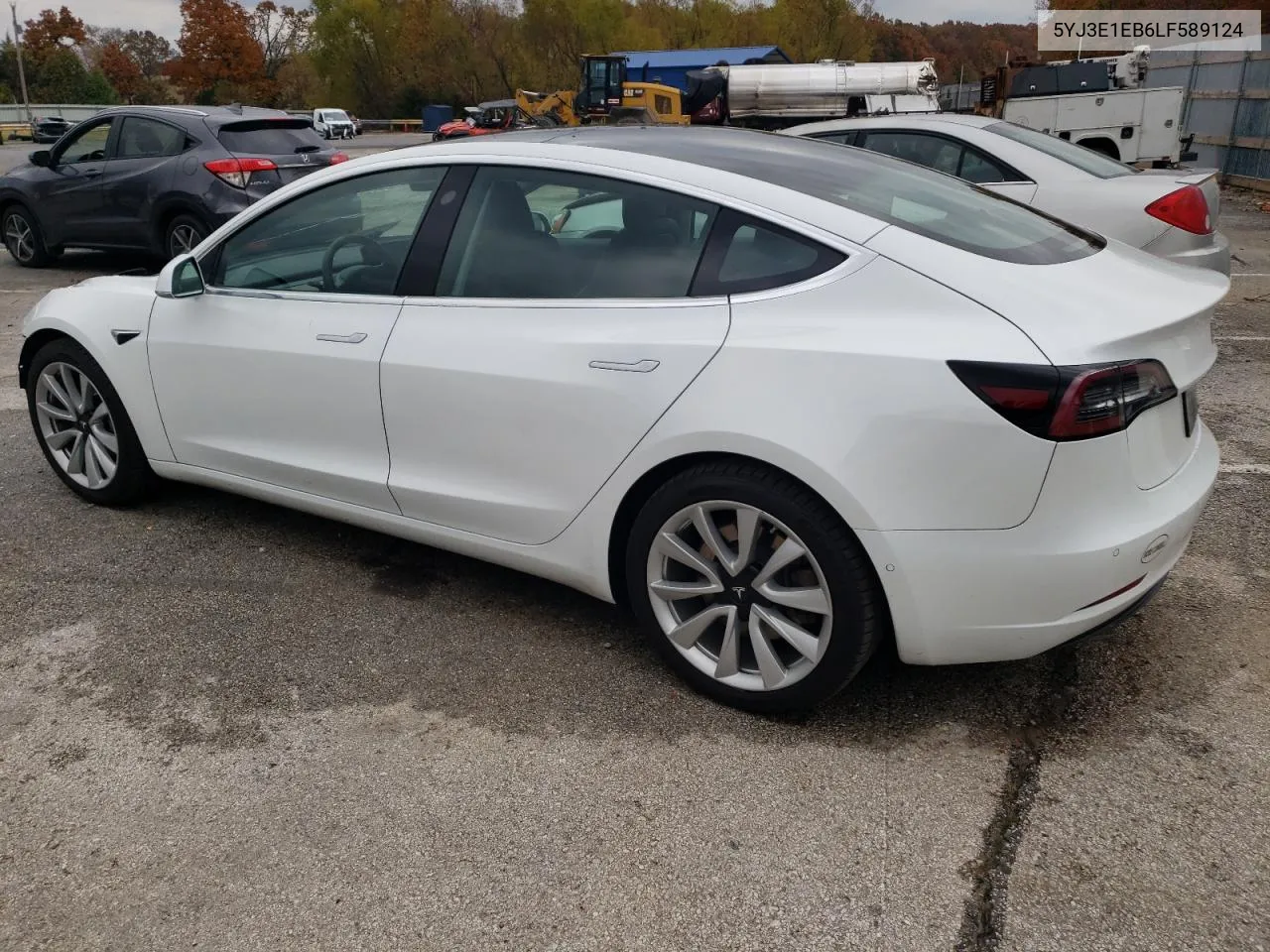 2020 Tesla Model 3 VIN: 5YJ3E1EB6LF589124 Lot: 76909064