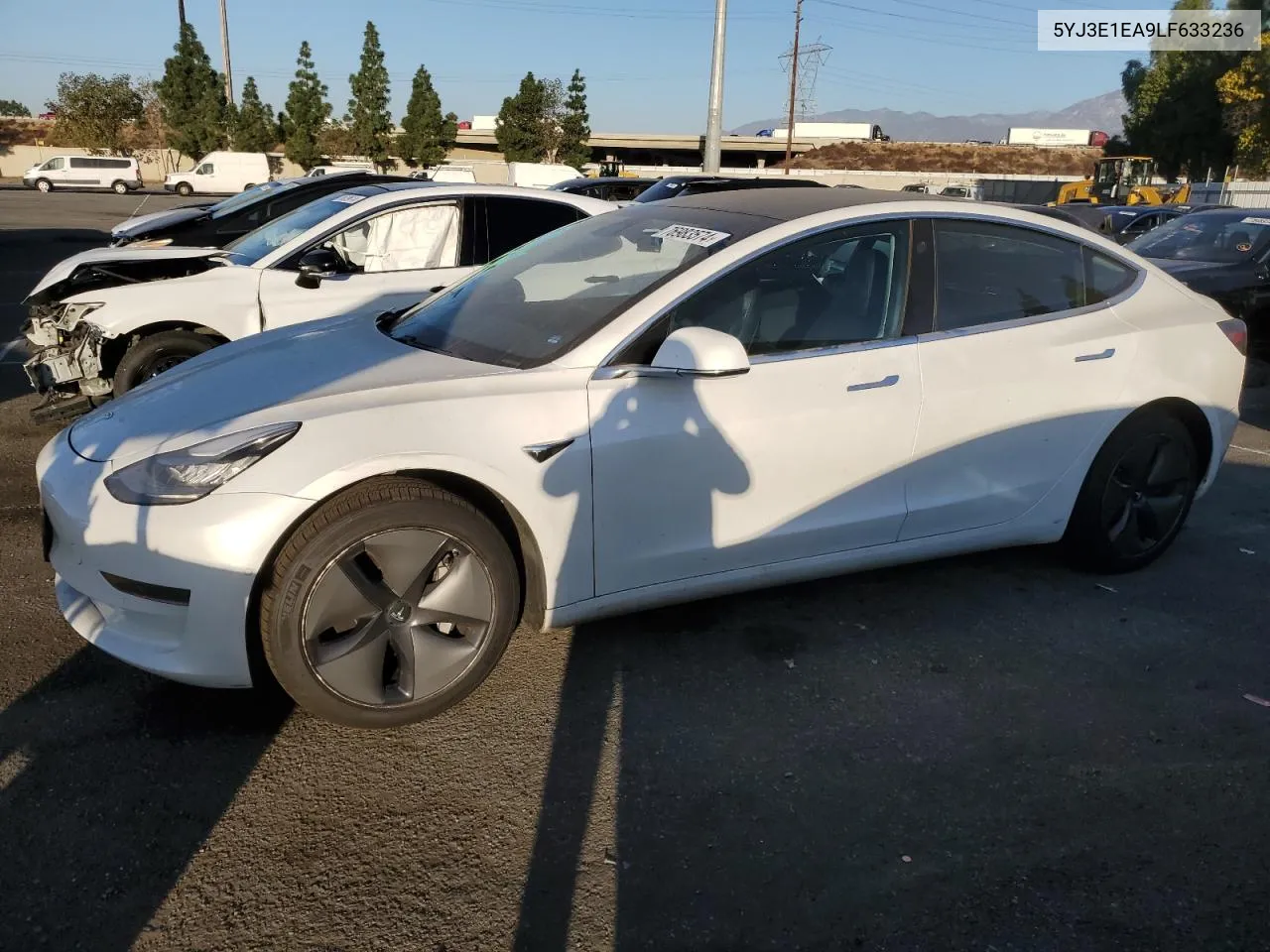 2020 Tesla Model 3 VIN: 5YJ3E1EA9LF633236 Lot: 76983574