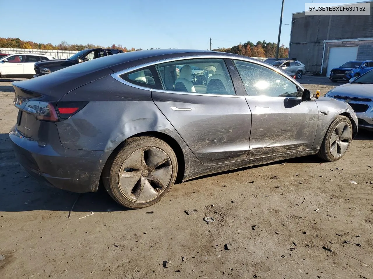 2020 Tesla Model 3 VIN: 5YJ3E1EBXLF639152 Lot: 77306324